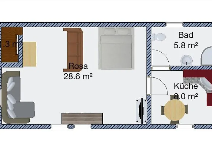 Lägenhet Haus Am Rhein Mit Self Check-in Und P *